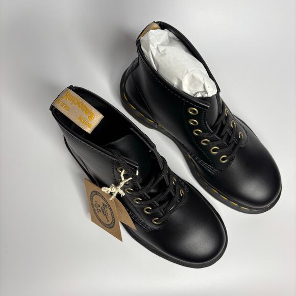 Dr. Martens Vegan 101 Felix Ankle Boots in Black - Picture 7 of 9